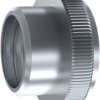 Press-in nut, M6, H 6.3 mm, outer Ø 10.54 mm, steel, galvanized, 002.14.061