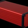 Aluminum enclosure, (L x W x H) 160 x 78 x 43 mm, red, IP54, 1455K1601RD