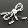 USB 3-in-1 Sync and Charge Cable - Micro B / Type-C / Lightning [Discontinued]
