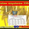 Zestaw rezystorów przewlekanych 0,25W x 330 szt. szereg E6