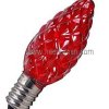 E10 14V 3W szyszka [4] czerwona Millenium Żarówka choinkowa z trzonkiem E10 14V 3W szyszka czerwona
