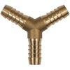 Y hose connection nozzle, 10 bar, brass, for hose, 134507