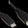GC-M0128 USB 3.0 cable, C-male < A-male, CU, black, 2 m
