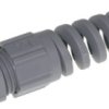 Cable gland, with bend protection, M12, 15 mm, Clamping range 3 to 7 mm, IP68, silver gray, 53111600