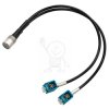 Adapter antenowy GN 8542 /VW/ » FakraRadio-DIN x2