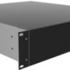 Aluminum enclosure, (L x W x H) 89 x 422 x 457 mm, black (RAL 9005), IP32, RM2U1918SBK
