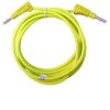 Mueller BU-2323-10-79-4 Test Lead 4mm Banana Plugs 2m Yellow