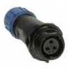 SPP1311-3GZ Gniazdo 3 pin na kabel (4-6.5mm) okrągły, zakręcany, wodoodporny - gwint zewnętrzny