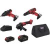 Sealey CP20VCOMBO1EU 3 x SV20 Series Cordless Power Tool Kit 20V Euro Plug