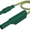 Hirschmann Test & Measurement MAL S WS-B 100/2,5 ge/gn Przewód pomiarowy bezpieczny złącze żeńskie bezpieczeństwa 4 mm z