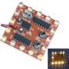 16 Channel Water Flowing Lights with NE555 , 74HC595 Chips - DIY Kit