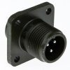 Złącze 3-pinowe Żeński Amphenol Industrial Męski Montaż w puszce MIL-DTL-5015 rozmiar 10SL
