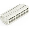 Socket header, 12 pole, pitch 3.5 mm, angled, light gray, 734-112