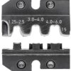 Crimping die for plug connectors and non-insulated open plug-type connectors, 0.25-6.0 mm², AWG 17-9, 97 49 15