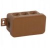 Puszka hermetyczna N/T IP54 89x42x38mm brązowa