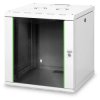 Wall enclosure, 19", 12 U, (H x W x D) 643 x 600 x 600 mm, IP20, sheet steel, light gray, DN-19 12U-6/6