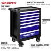 WorkPro WP209074 Cabinet Tool Set 7-Drawer 193 pieces Workshop Trolley