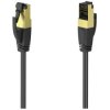 Hama 00200694 RJ45 Network cable patch CAT 8 5 m Black gold plated connectors