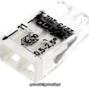 SzybkozĹÄczka 2x 0,5-2,5mm2 transparentna x1szt. WAGO 2273-202
