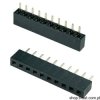 62001011821 Socket Header 10 Pin P. 1.27 mm THT WURTH
