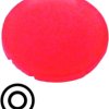 Button plate, round, STOP symbol, for pushbutton, 218153