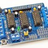 Motor shield na układzie L293 do Arduino, sterowanie silników
