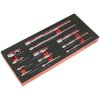 Sealey TBT44 Premier Wobble Extension Bar Set with Tool Tray 1/