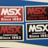 MSX Sticker set of 4