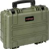 Explorer Cases Walizka outdoorowa 3818HL.G green with pick & pluck foam (S x W x G) 38 x 27 x 18 cm oliwkowo zielony 381