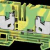 2935630000 Protective conductor terminal block S2C SNAP IN, 6 mm², green-ye
