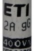 Wkładka topikowa cylindryczna CH8x32 gG 2A/400V 002651002 /10szt./