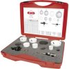 RUKO 126302 HSS CO8 Bi-Metal Hole Saw Set 8pc