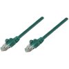 Intellinet 737340 Network Patch Cable, Cat5e, 0.25m, Green, CCA, U/UTP, PVC, RJ