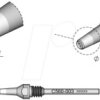 C560003 Entlötspitze C560, C560003/Ø 1,0 mm, 2,7 mm, Pincleaning