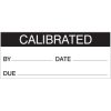 Calibrated, Date + Due Labels, Black On Nylon Cloth 38 x 15mm Pack Of 140