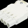 92.954.4053.0 Plug, 5-pin, white, screw connection