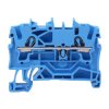 2002-1204 WAGO Blue 2-Way DIN Rail Mount Terminal Block 4mm² 24A