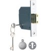 Yale Locks PM562 Hi-Security BS 5 Lever Mortice Deadlock 68mm Polished Chrome