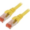Patch cord S/FTP 6 linka Cu LSZH żółty 5m 27AWG DK-1644-050/Y