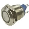 Przełącznik; przyciskowy; GQ12AF-10J/E/R/5V/S; OFF-(ON); 1 tor; podświetlenie LED 5V; czerwony; ring; monostabilny; na panel; 2A