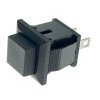 Przełącznik przyciskowy VS5414A off-(on) czarny