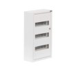 Rozdzielnica modułowa 3x12 natynkowa IP31 z szybą i zamkiem 3-229 RAL 9003 NRP 36 ZSZ 3-229