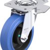 Blickle 749623 LE-POEV 160KAD-ST-SB Rolka obrotowa z blachy stalowej Średnica koła: 160 mm Maksymalne obciążenie: 300 kg