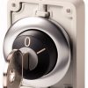 Przełącznik obrotowy kluczykowy 2-pozycyjny wycięcie: 30mm Zatrzask IP66 Eaton przycisków: 1