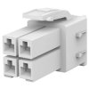 Plug housing, 4 pole, pitch 3.96 mm, straight, natural, 177900-1