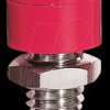 Miniature panel jack, 2.6 mm, red