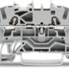 4-wire feed-through terminal, spring-clamp connection, 0.25-4.0 mm², 1 pole, 24 A, 8 kV, gray, 2002-1401