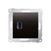 SIMON 54 Gniazdo HDMI antracyt DGHDMI.01/48 KONTAKT SIMON