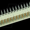 09 06 132 6931 Knife strip F, angled, 32-pin