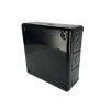 Puszka hermetyczna natynkowa 118x118x46mm 12-wlotowa, z dławikami gumowymi, IP55 zamknięcie na wkręty, czarna EDO